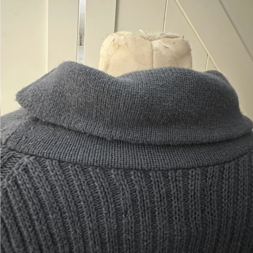 Duluth Trading Co Navy Blue Men's Turtleneck Sweater - Picture 5 of 8